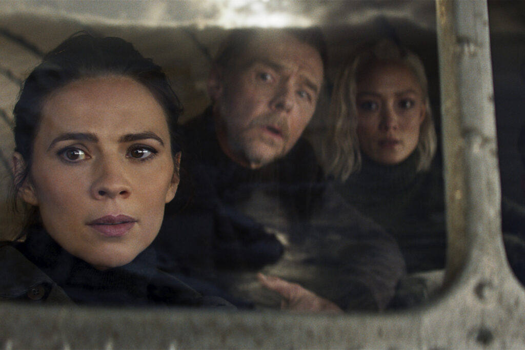 Hayley Atwell plays Grace, Simon Pegg plays Benji, Pom Klementieff plays Paris and Greg Tarzan Davis plays Degas in Mission: Impossible - The Final Reckoning from Paramount Pictures and Skydance. | © 2025 Paramount Pictures. All Rights Reserved.
