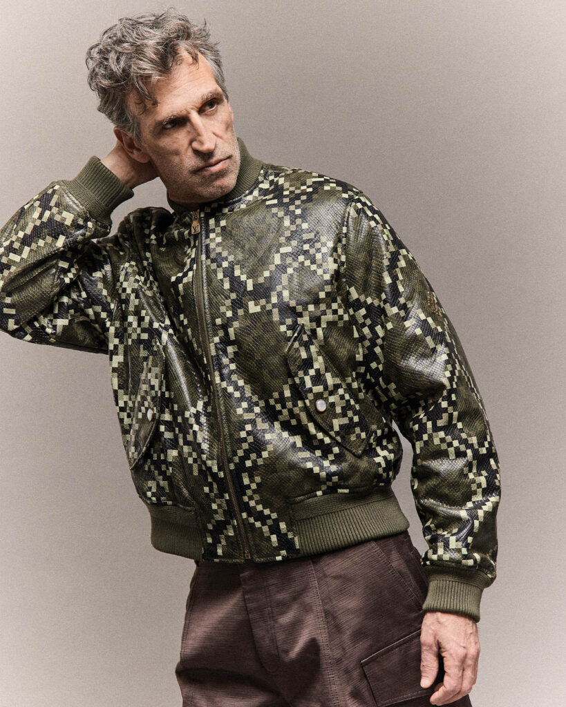 JACKET ($8,850) AND SHORTS ($1,870)
BY LOUIS VUITTON MEN’S.