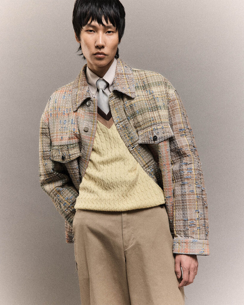 JACKET ($6,200), SHIRT ($950), AND SWEATER ($2,850) BY FENDI; TIE ($210) BY LIBERO; PANTS ($310) BY COACH; WATCH ($40,800) BY JAEGER-LECOULTRE.