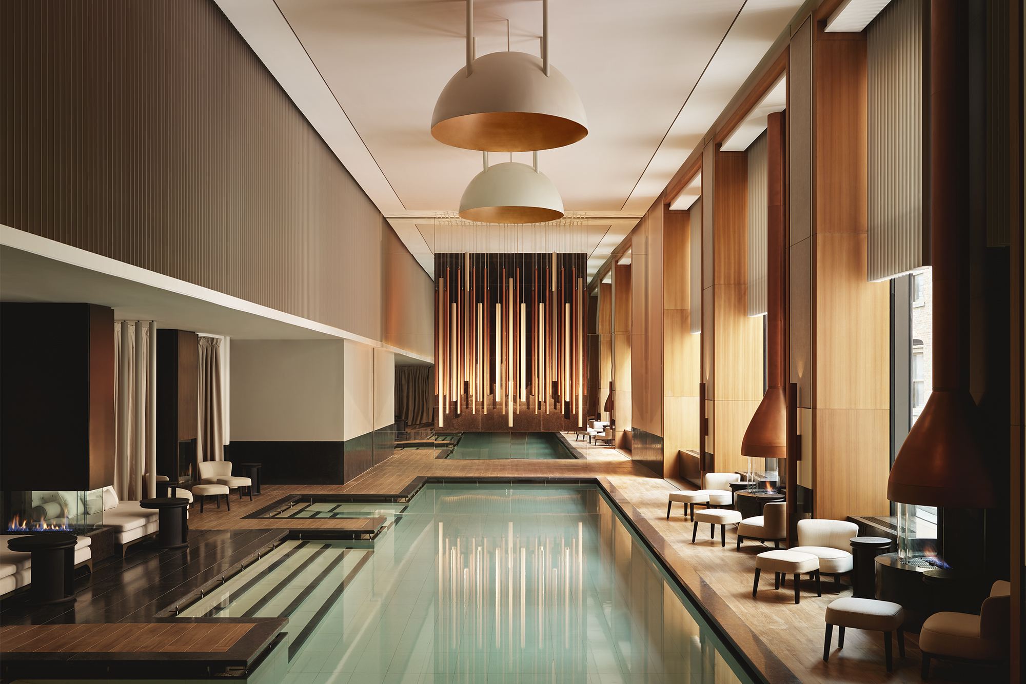 Photos of Aman Hotel NYC, courtesy of JGPR. Spa.
