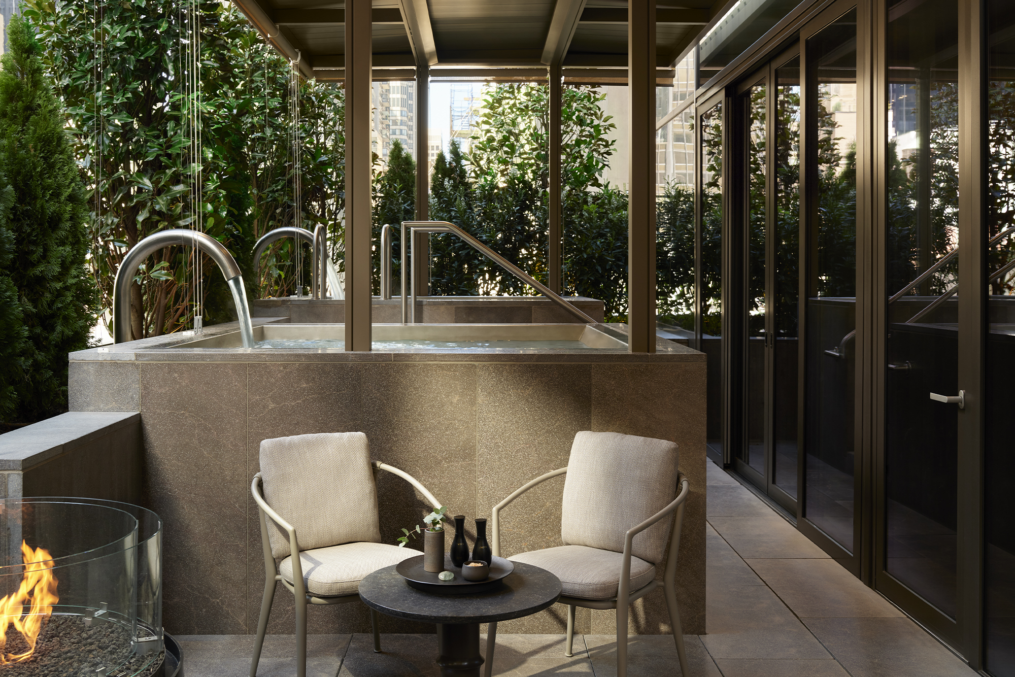 Photos of Aman Hotel NYC, courtesy of JGPR. Spa.