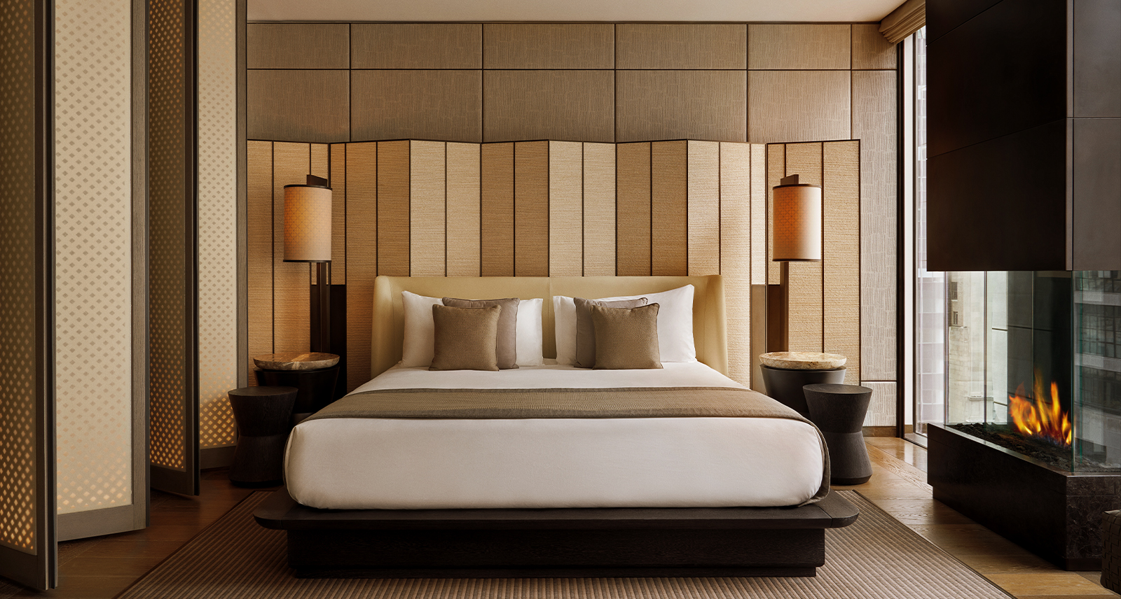 Photos of Aman Spa, courtesy of JGPR. Bedroom
