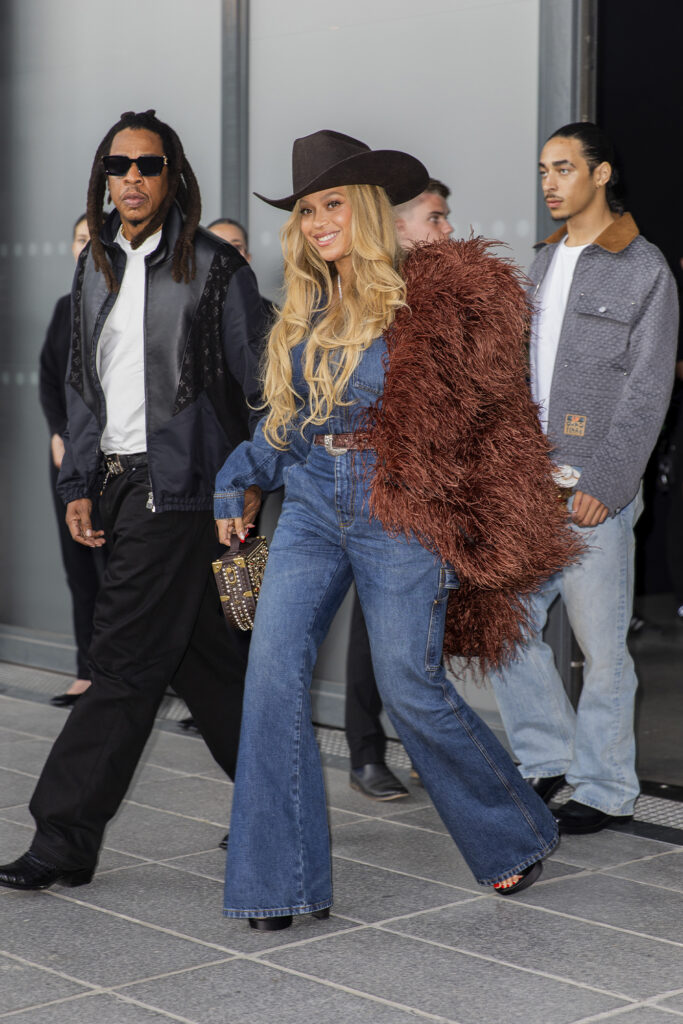 Beyonce and Jay-Z attend Louis Vuitton Menswear SS26