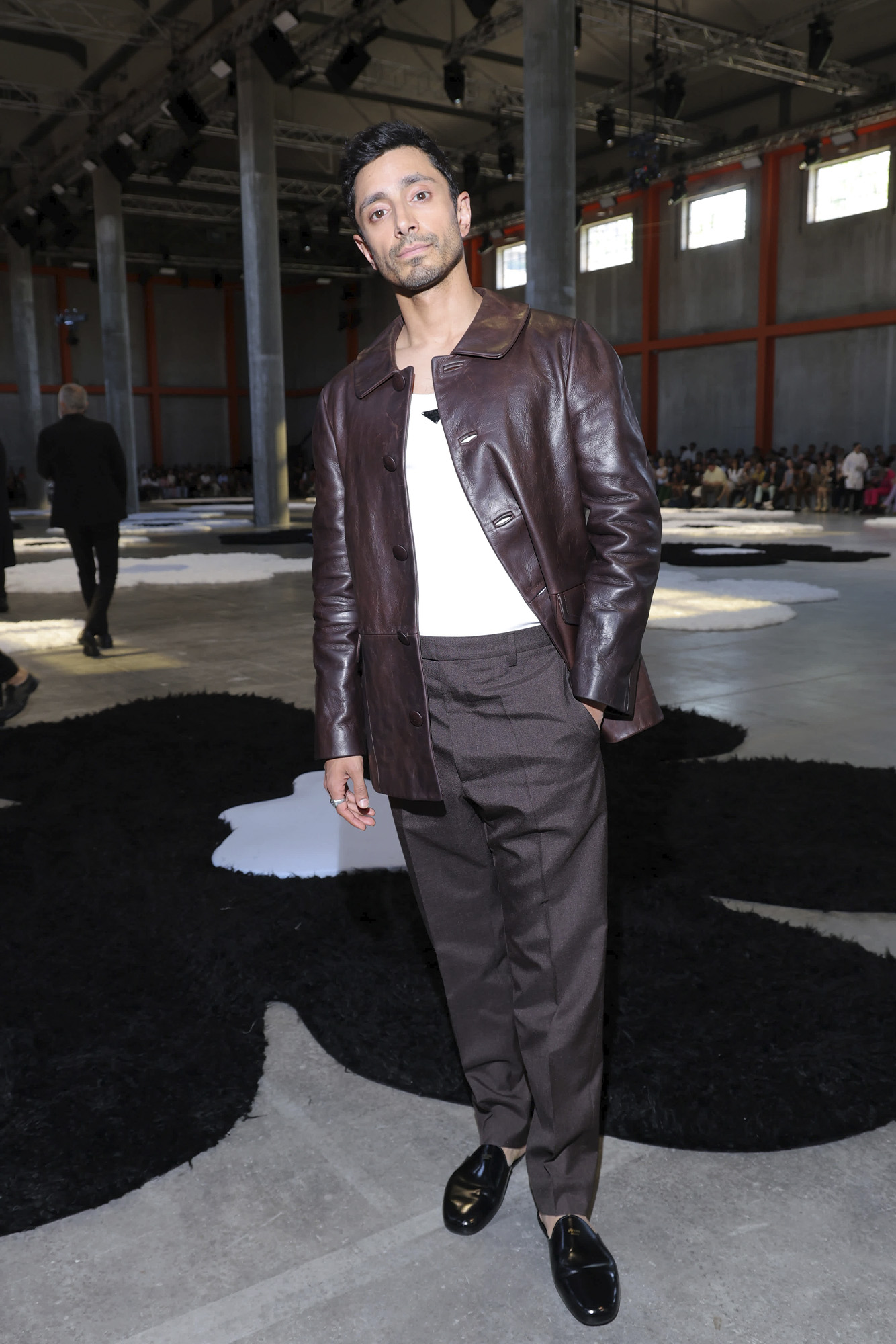 Prada Men's Spring-Summer 2026 Fashion Show in Milan 6-2025 Riz Ahmed