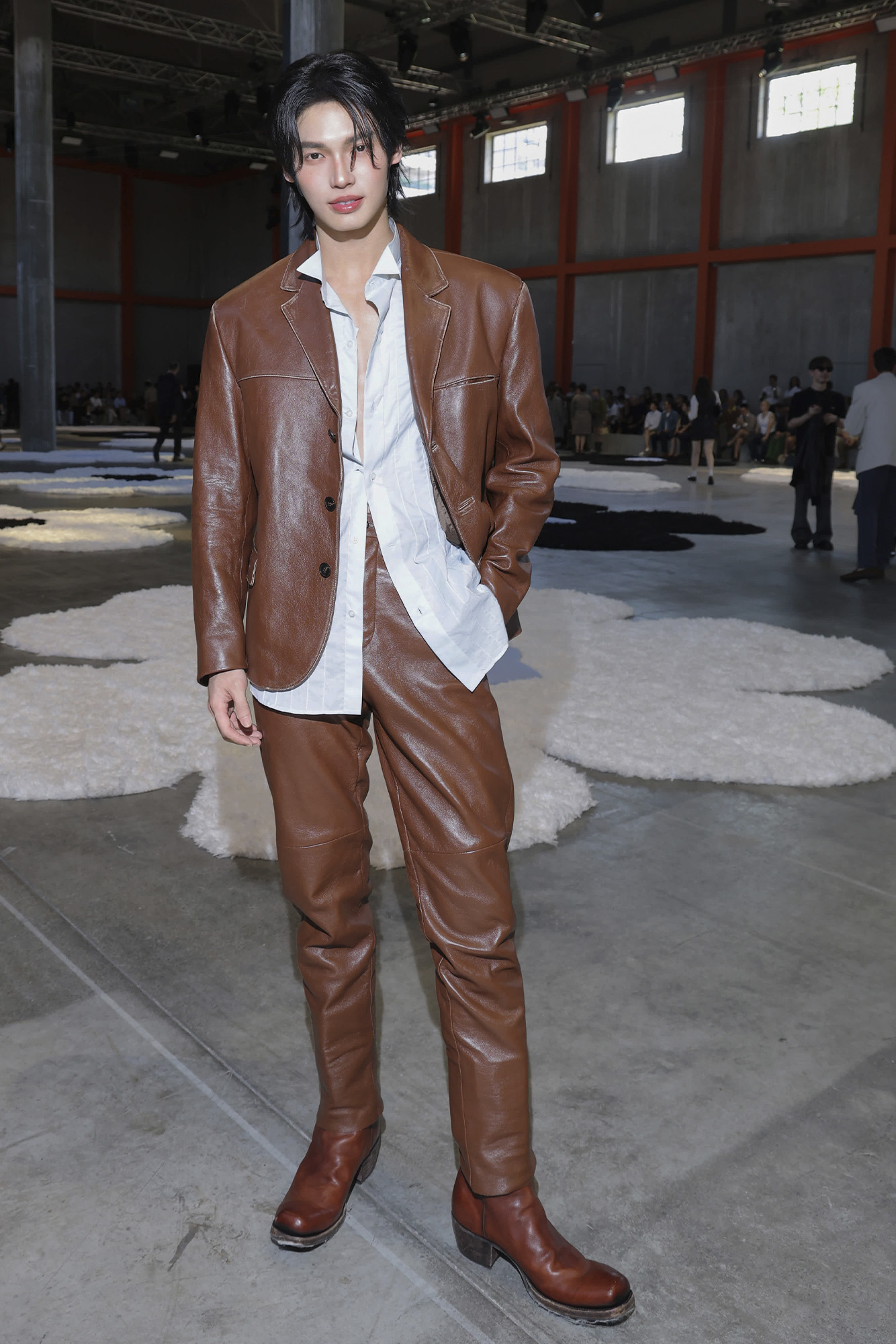 Prada Men's Spring-Summer 2026 Fashion Show in Milan 6-2025 Win Metawin Opas - iamkajorn