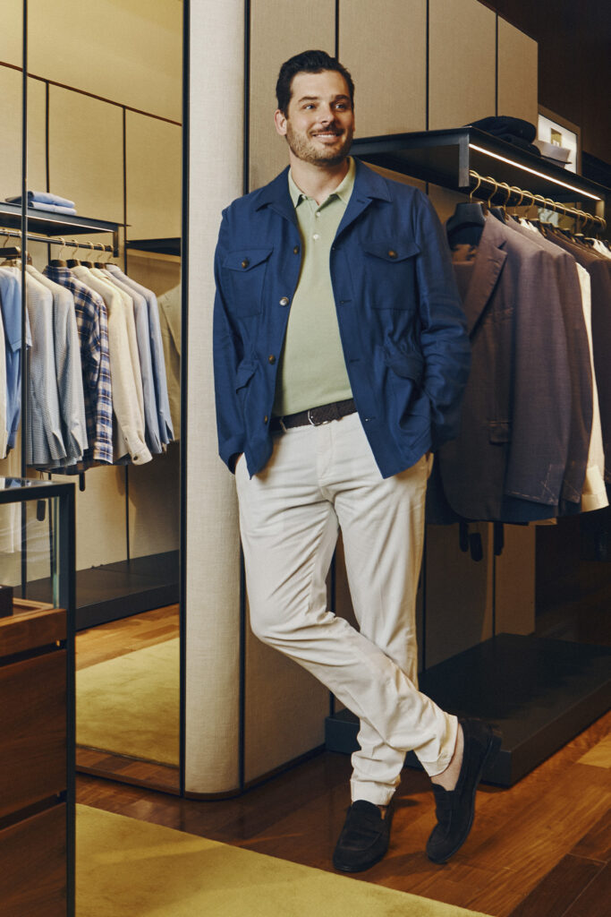 Rob Rossi interview at Harry Rosen for SHARP Father's Day.
