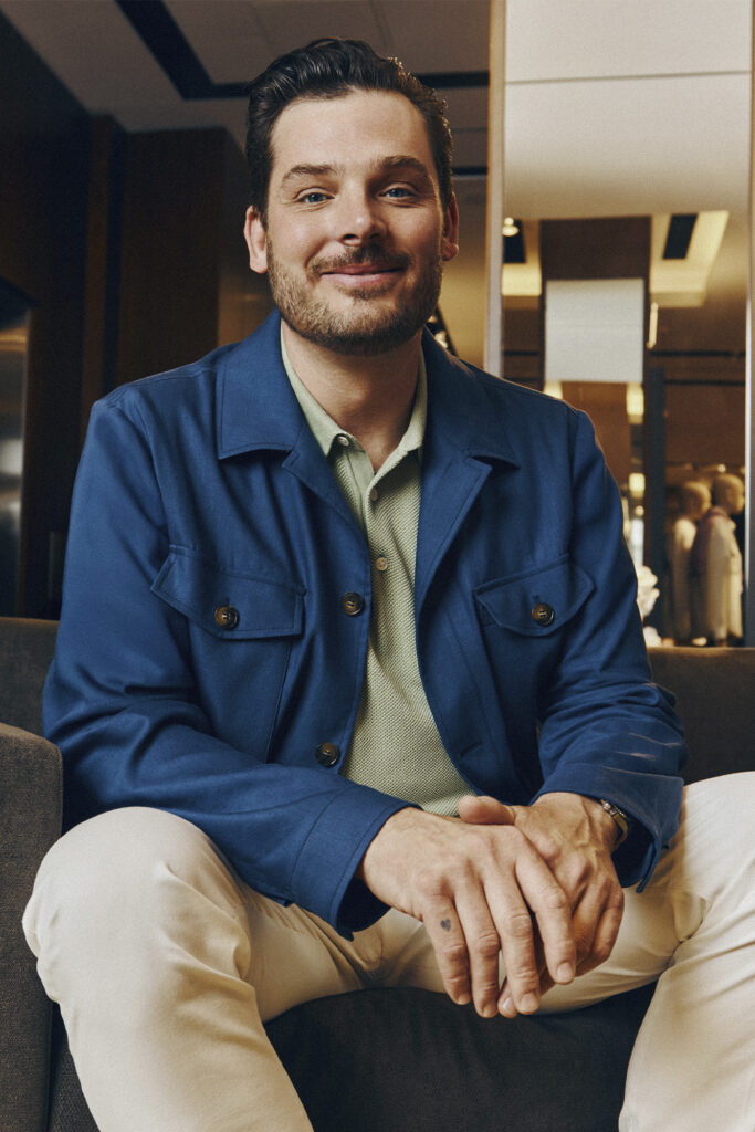 Rob Rossi interview at Harry Rosen for SHARP Father's Day.