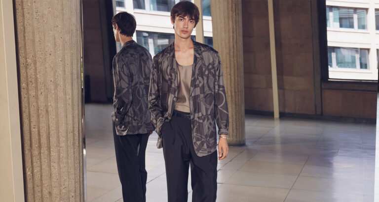 Hermès Men's Spring-Summer 2026 INSITU. Photo by Bruno Staub, courtesy of Hermès.