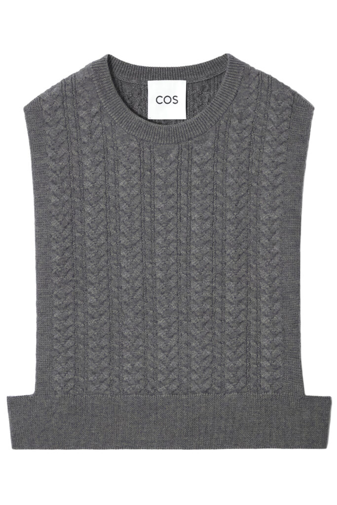 COS Sweater vest for men.