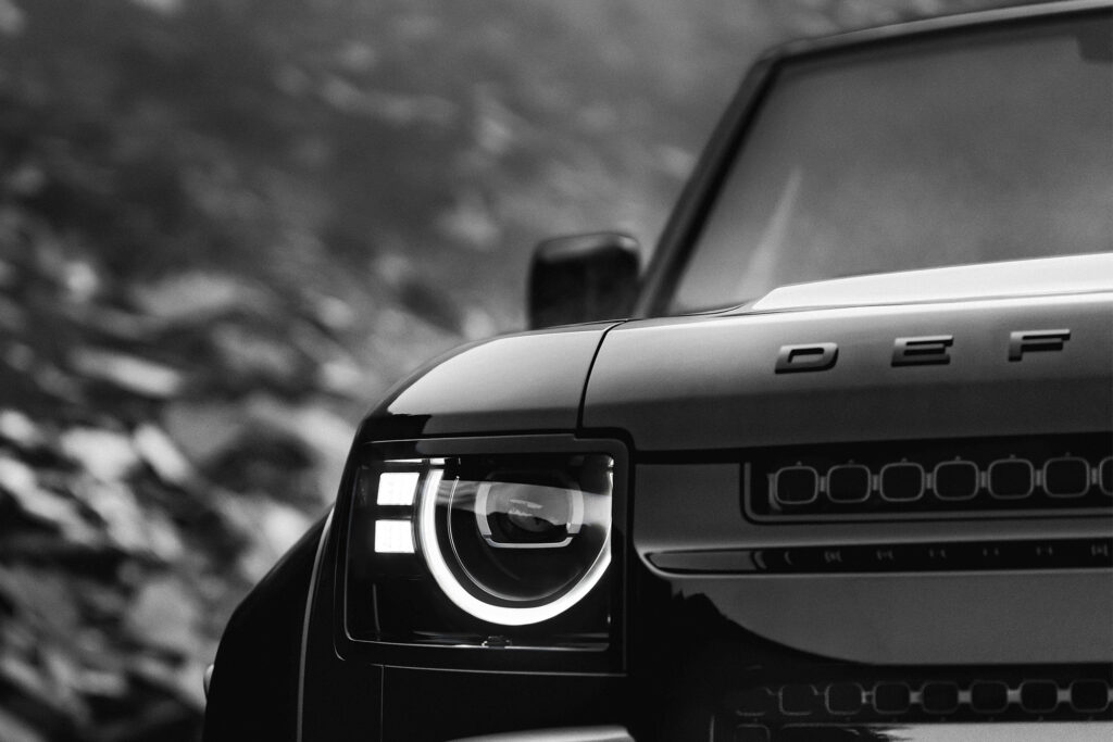DEFENDER OCTA BLACK. Photo courtesy of Land Rover Defender.