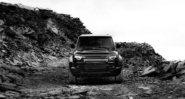 DEFENDER OCTA BLACK. Photo courtesy of Land Rover Defender.