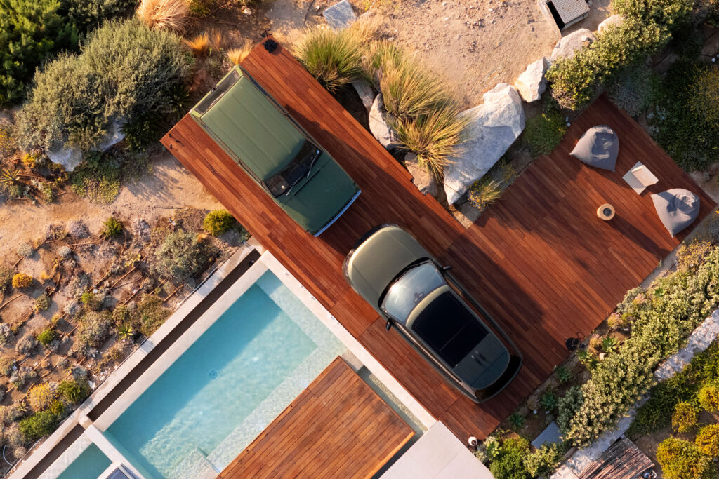 Guests experience curated luxury, design and innovation at an exclusive seaside event in Mykonos, Greece, celebrating 55 years of Range Rover.