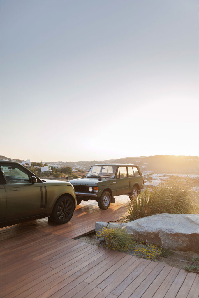 Guests experience curated luxury, design and innovation at an exclusive seaside event in Mykonos, Greece, celebrating 55 years of Range Rover.