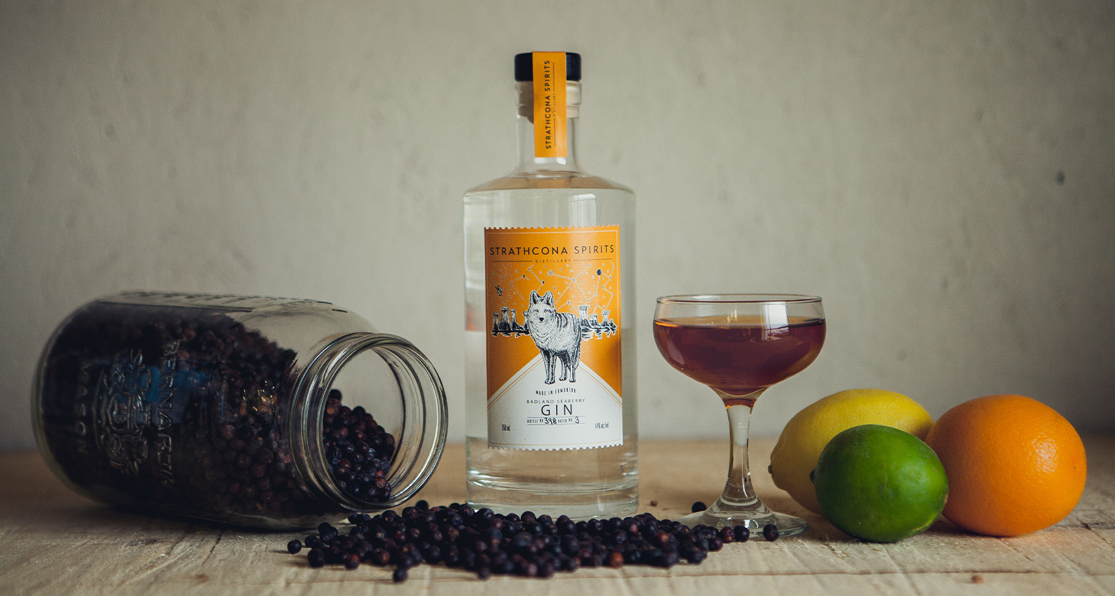 Strathcona Spirits Badland Seaberry Gin Canadian Gins