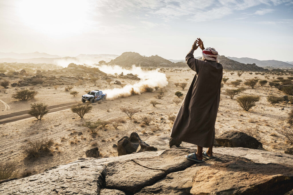 Tudor at Dakar Rally. Photo courtesy of Tudor.
