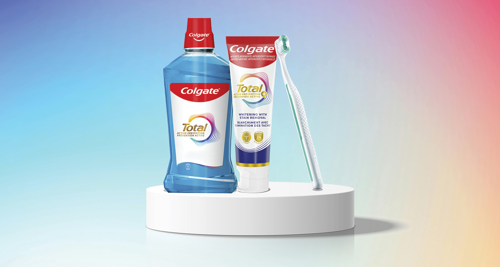 colgate total active prevention system feature image