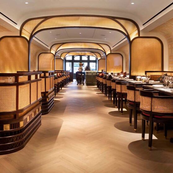 Adrak Yorkville dining room.