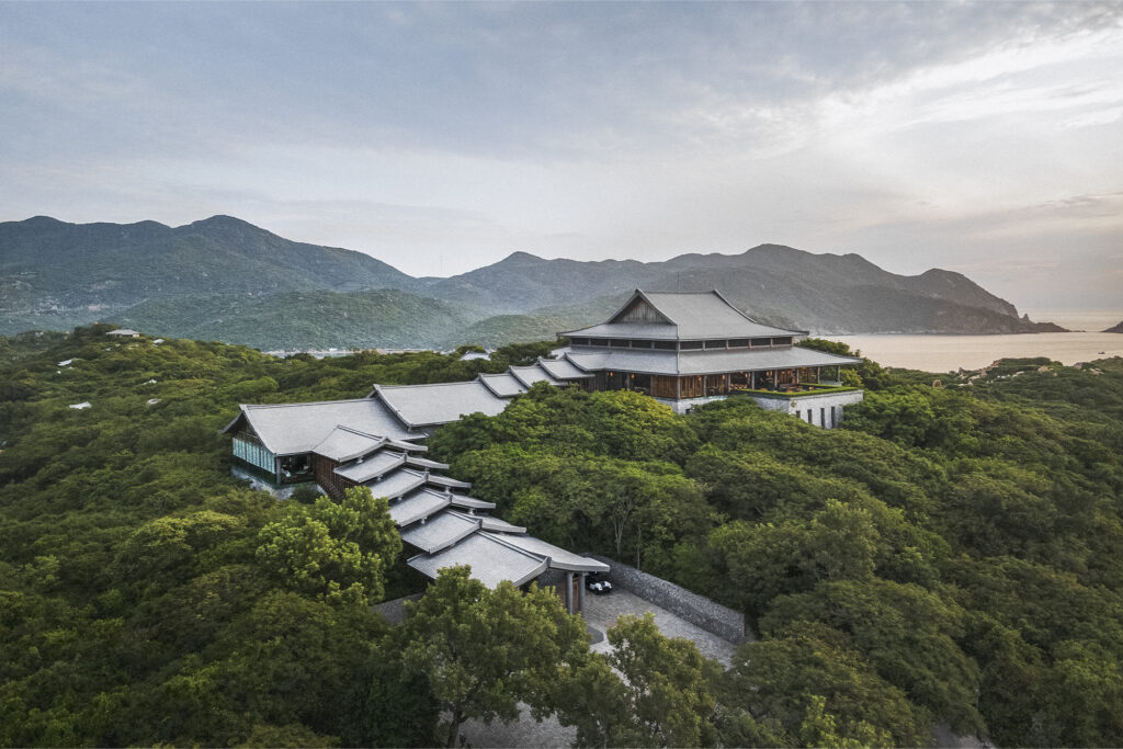 Amanoi, Vietnam. Cove Bay Views at the golf course.