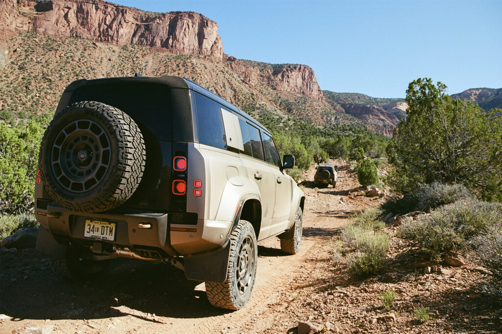Defender OCTA Colorado Off-Road Drive. Photo by Justin Mastine-Frost, retrieved from SHARP SEPTEMBER.