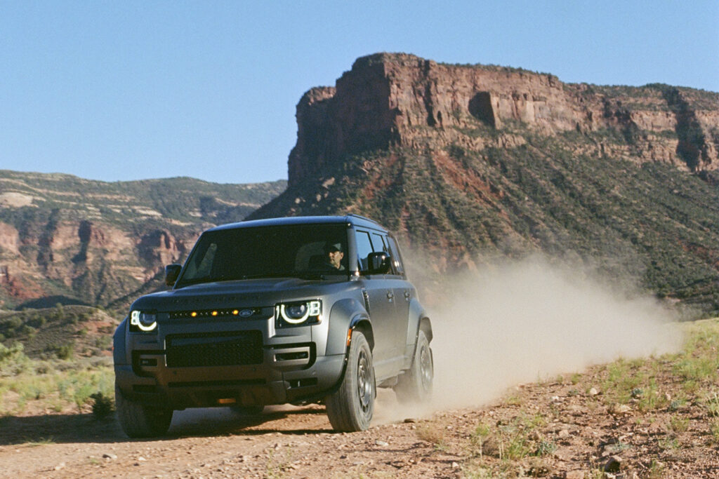 Defender OCTA Colorado Off-Road Drive. Photo by Justin Mastine-Frost, retrieved from SHARP SEPTEMBER.