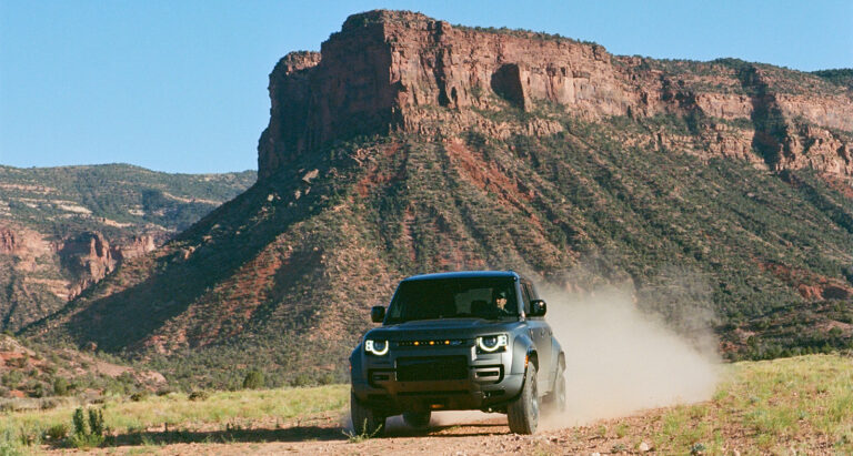 Defender OCTA Colorado Off-Road Drive. Photo by Justin Mastine-Frost, retrieved from SHARP SEPTEMBER.