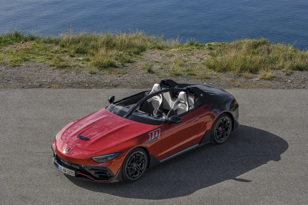 Limited Edition Mercedes-AMG PureSpeed. Photo retrieved from The Book For Men Spring-Summer 2025, courtesy of Mercedes.