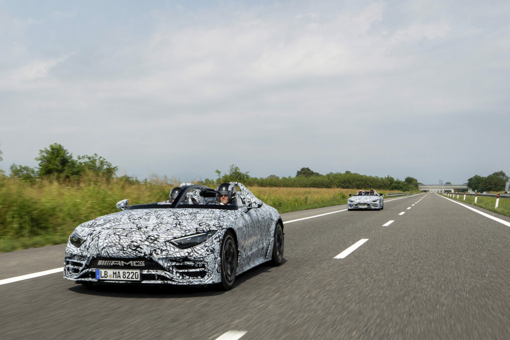 Limited Edition Mercedes-AMG PureSpeed. Photo retrieved from The Book For Men Spring-Summer 2025, courtesy of Mercedes.
