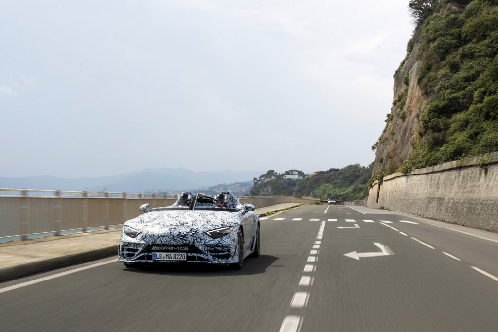 Limited Edition Mercedes-AMG PureSpeed. Photo retrieved from The Book For Men Spring-Summer 2025, courtesy of Mercedes.