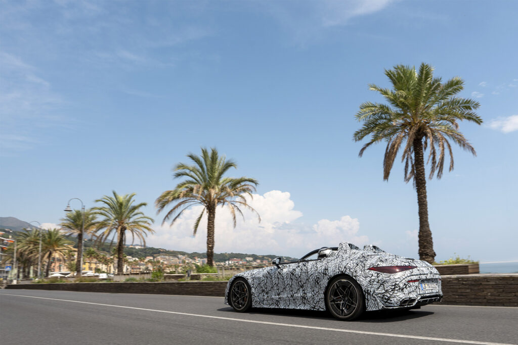 Limited Edition Mercedes-AMG PureSpeed. Photo retrieved from The Book For Men Spring-Summer 2025, courtesy of Mercedes.