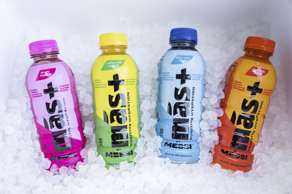 Mas+ by Messi. World Crown Mas+ Male Ballers. Photo courtesy of Mark Anthony Wine & Spirits.