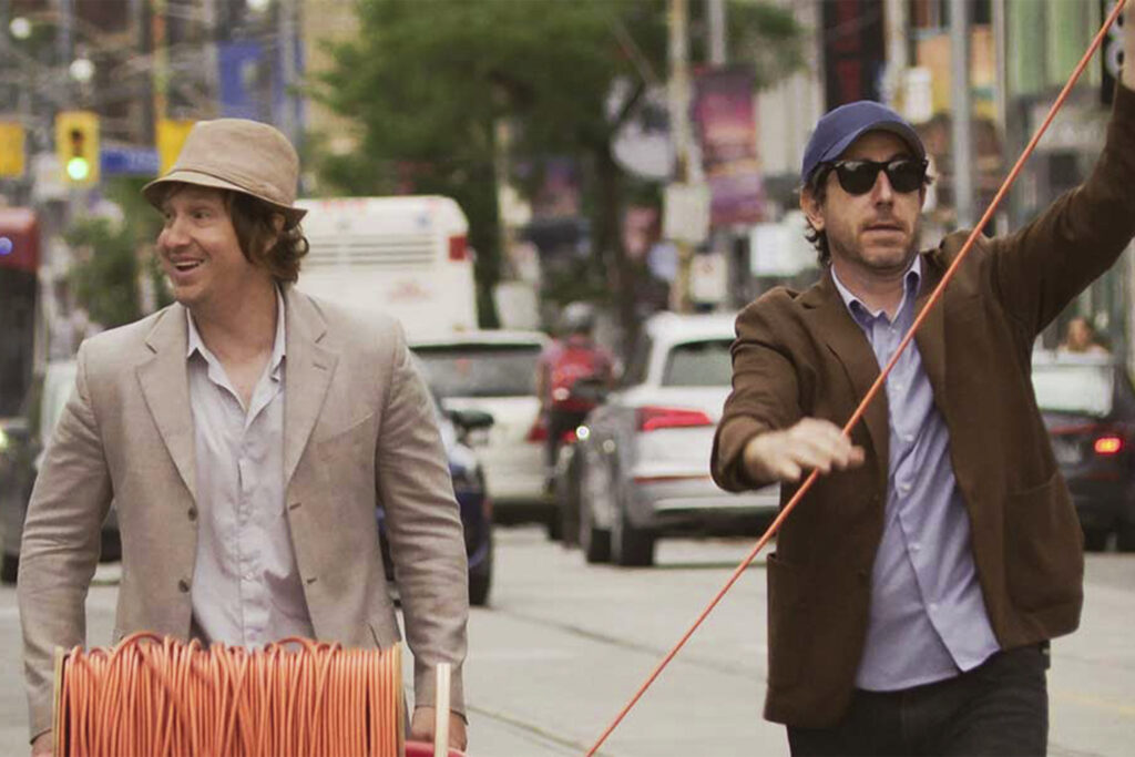 Still from the SXSW audience hit, Nirvanna the Band the Show the Movie. Matt Johnson also stars in the Canadian comedy alongside his longtime collaborator, Jay McCarrol. 