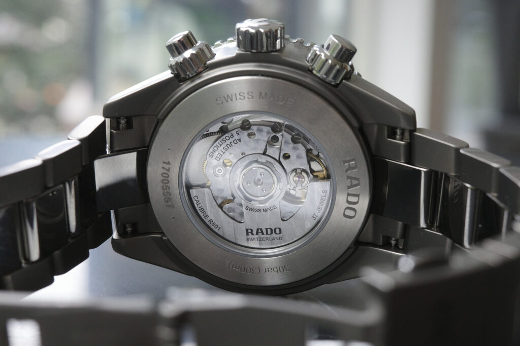 RADO Captain Cook Chrono Green. Photo by Justin Mastine-Frost.