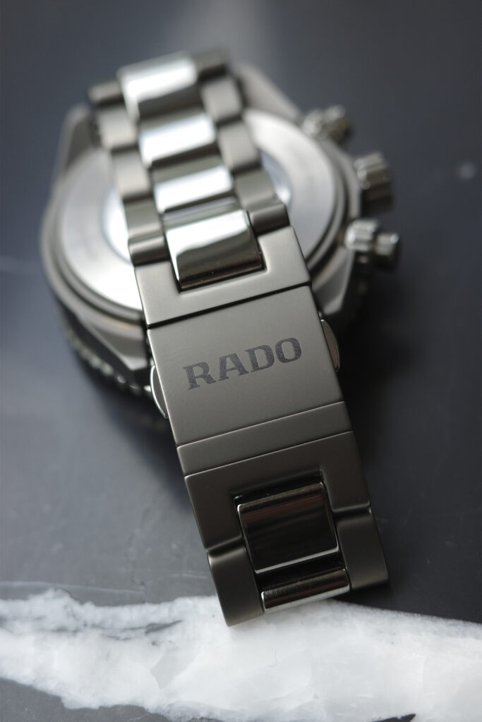 RADO Captain Cook Chrono Green. Photo by Justin Mastine-Frost.