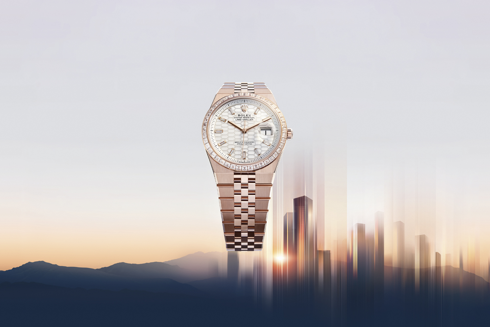 New men's watch, the Rolex Oyster Perpetual Land‑Dweller. Photo courtesy of Rolex.