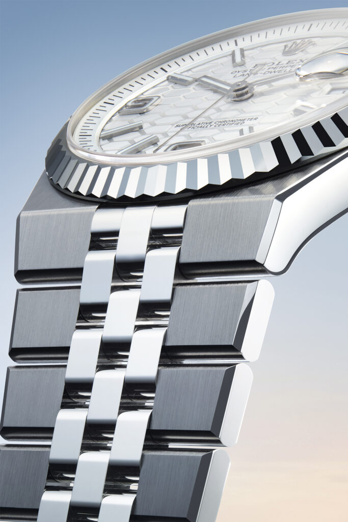 New men's watch, the Rolex Oyster Perpetual Land‑Dweller. Photo courtesy of Rolex.