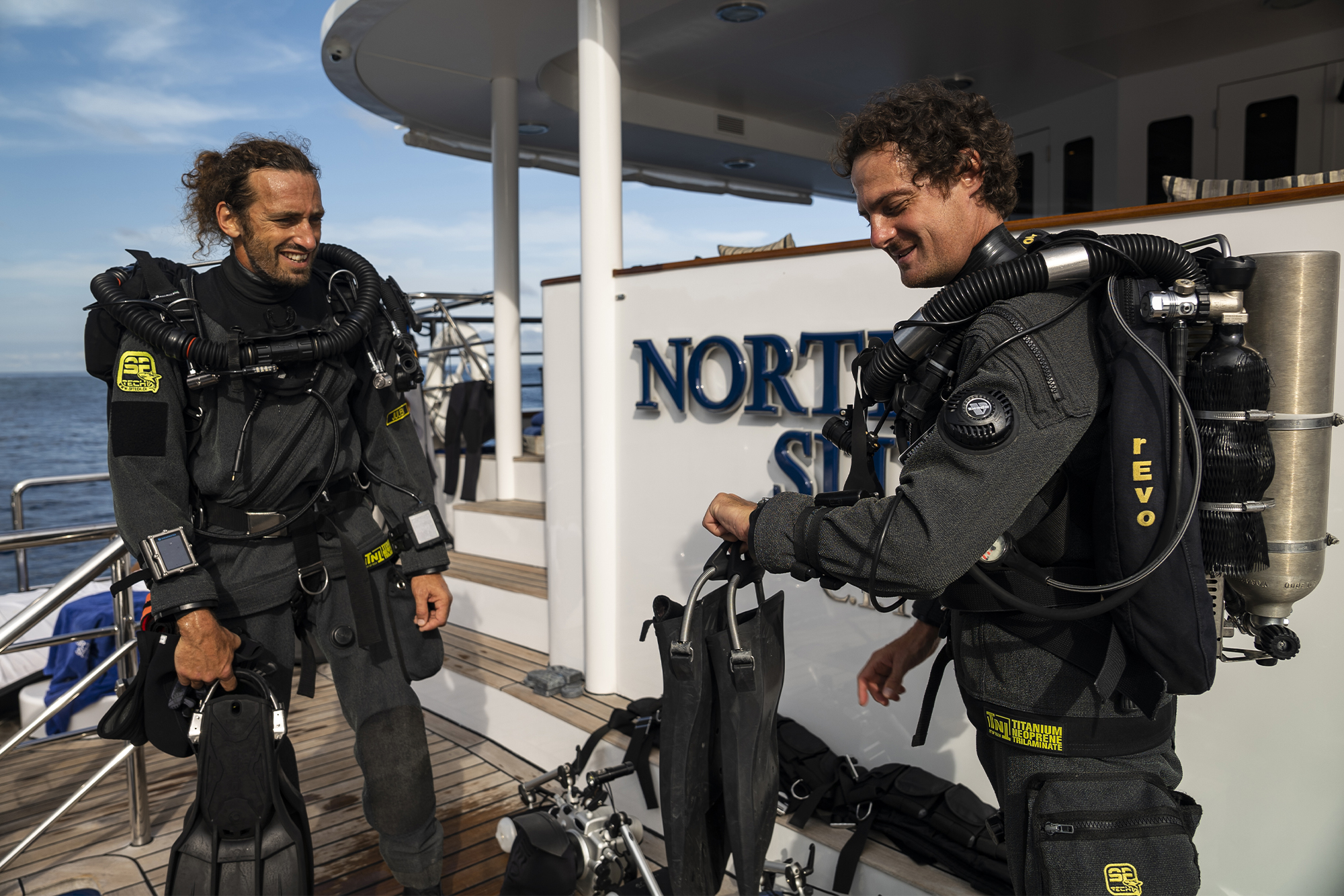 Photo from Face to Face with the Coelacanth film. © Alexis Chappuis, courtesy of Blancpain.