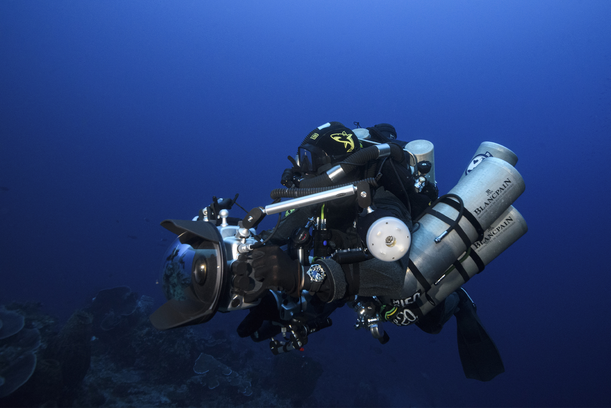 Photo from Face to Face with the Coelacanth film. © Alexis Chappuis, courtesy of Blancpain.