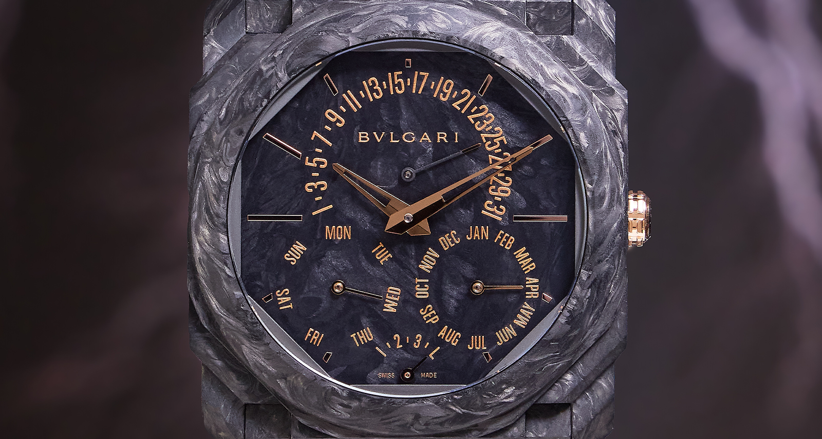 BVLGARI Octo Finissimo CarbonGold Perpetual Calendar