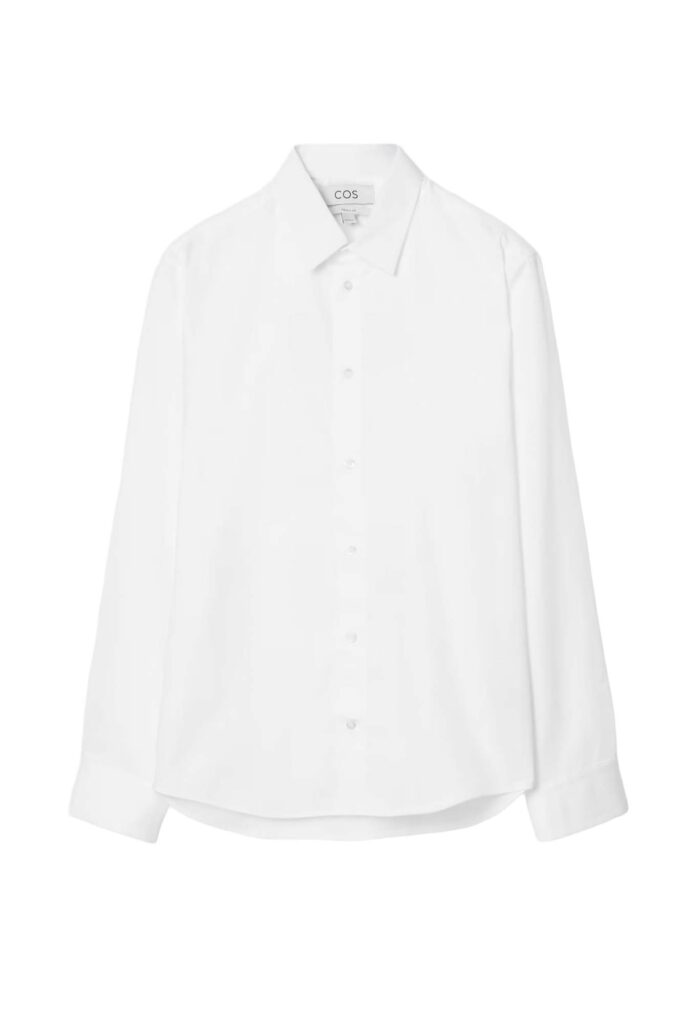 COS White shirt heatwave style 