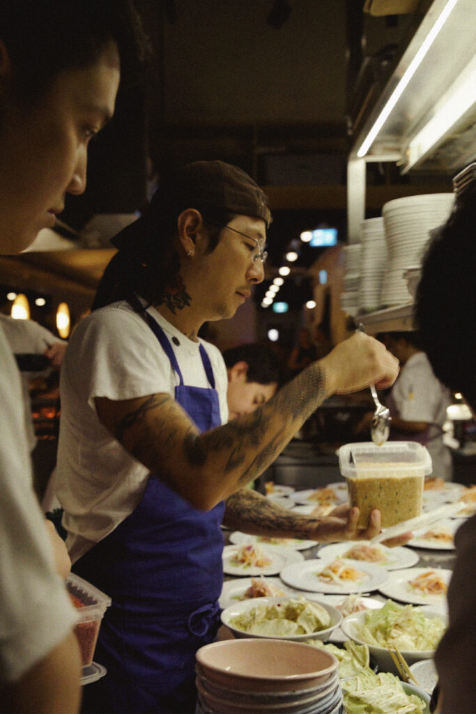 Interview with Braden Chong, Danny Bowien, and David Schwartz. Photo by David Schwartz.