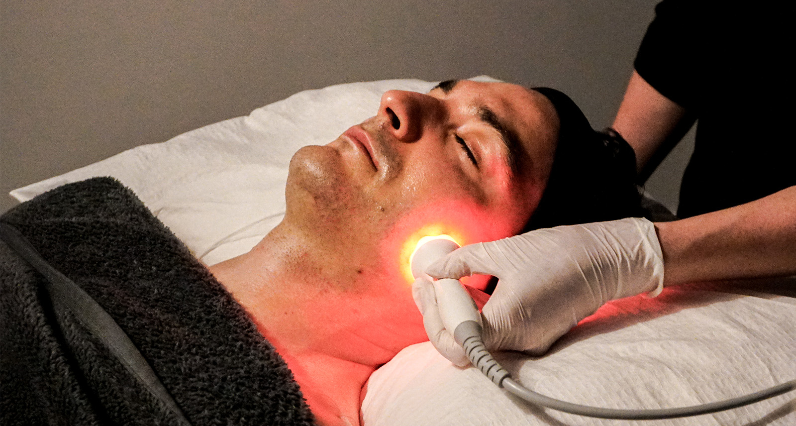 Dermapure Skincare for Men Bela MD treatment Man photoshoot bela homme.