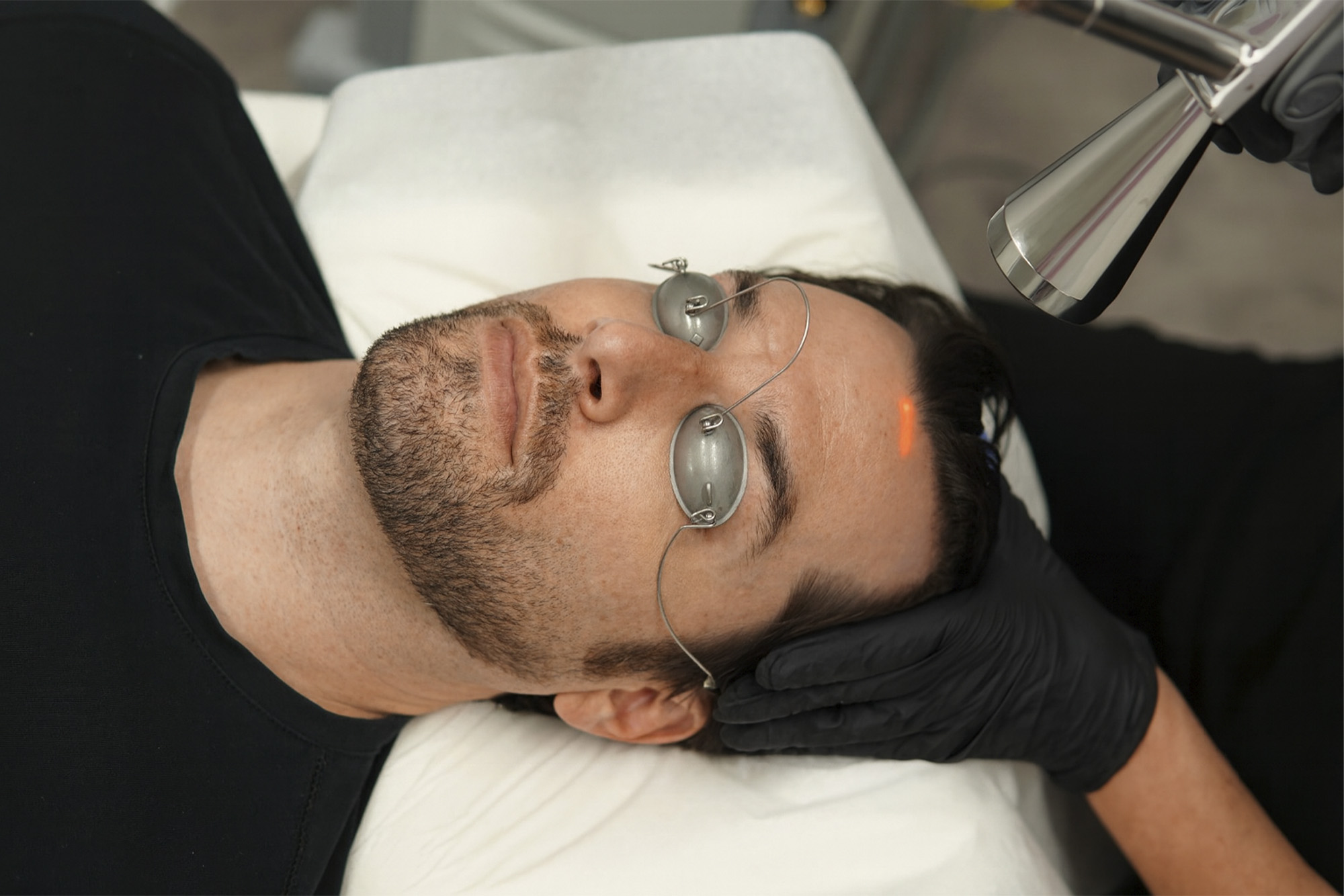 Dermapure Skincare for Men Micro-Peel Treatment. Photo courtesy of Dermapure.
