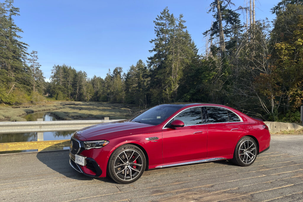 Mercedes-AMG E53 in Vancouver. Photo by Matt Bubbers.