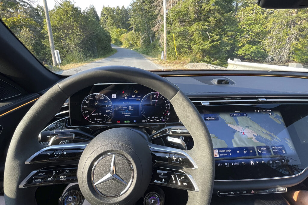 Mercedes-AMG E53 in Vancouver. Photo by Matt Bubbers.