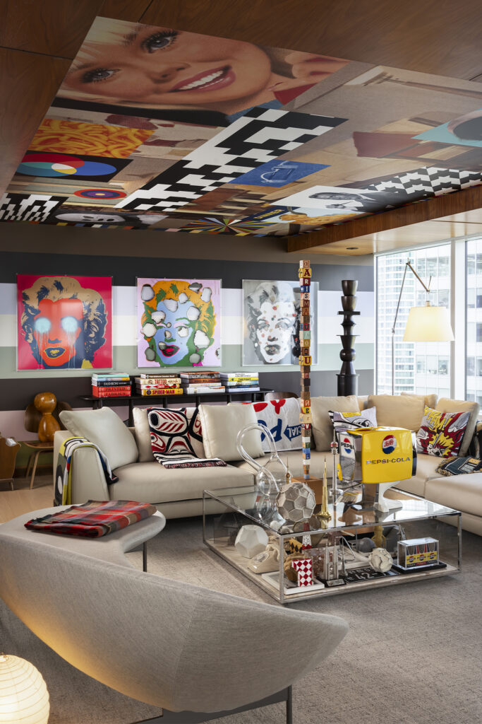 Suite X, a hotel suite designed by Canadian artist Douglas Coupland. Photo by Ema Peter. Retrieved from SHARP September 2025.