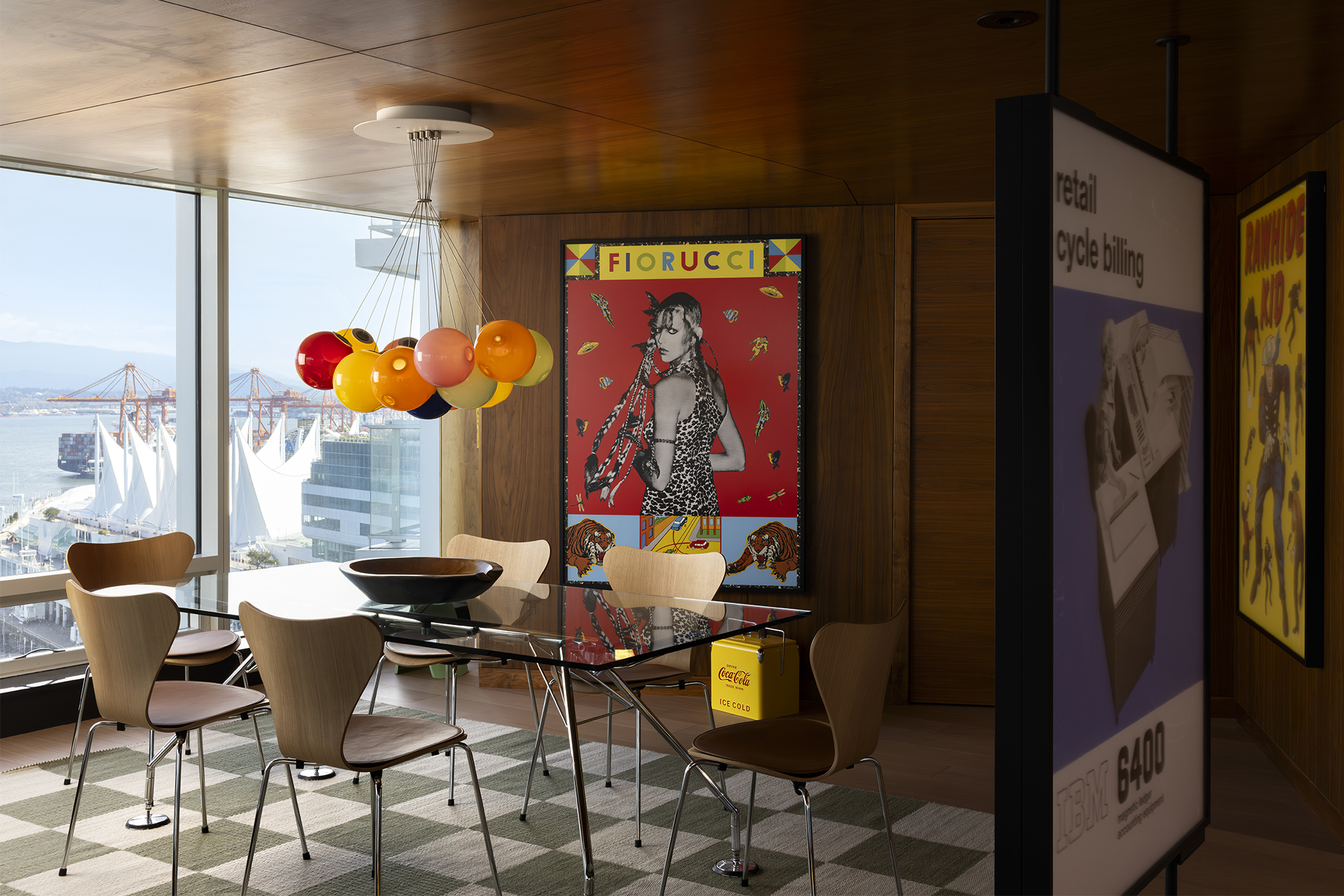 Suite X, a hotel suite designed by Canadian artist Douglas Coupland. Photo by Ema Peter. Retrieved from SHARP September 2025.