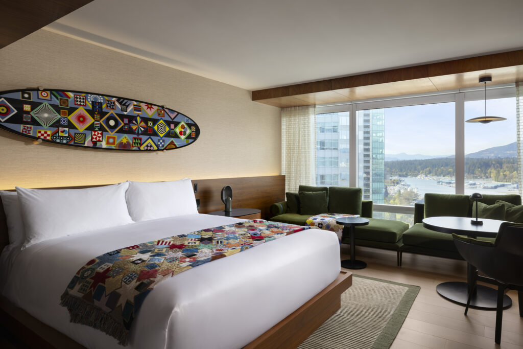 Suite X, a hotel suite designed by Canadian artist Douglas Coupland.