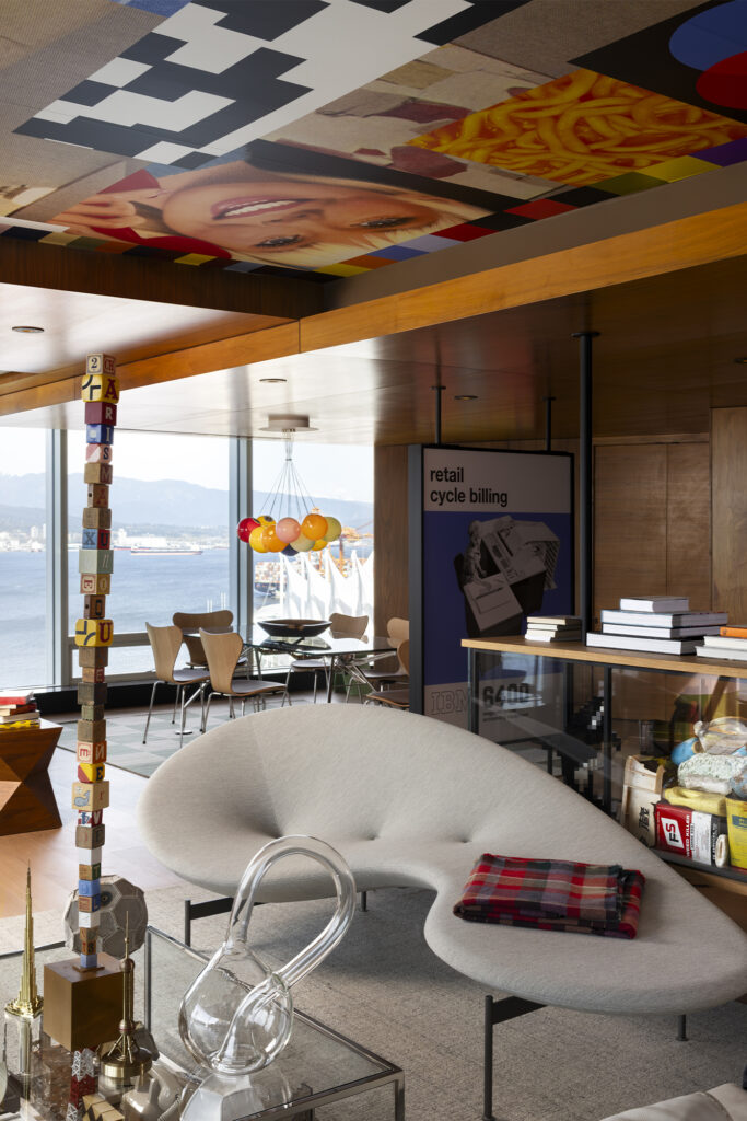 Suite X, a hotel suite designed by Canadian artist Douglas Coupland.