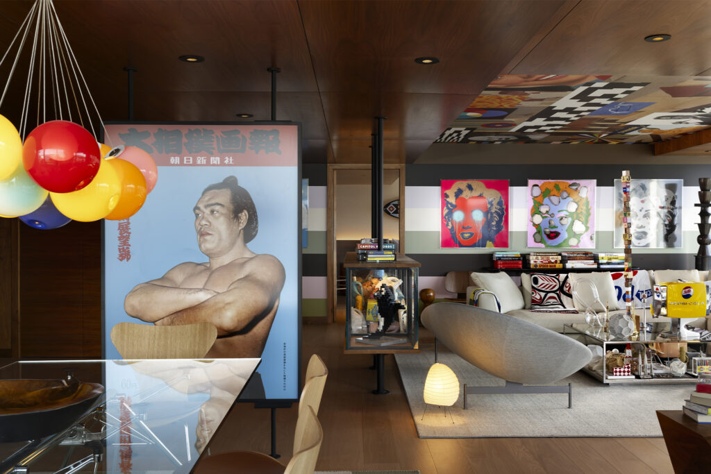 Suite X, a hotel suite designed by Canadian artist Douglas Coupland.