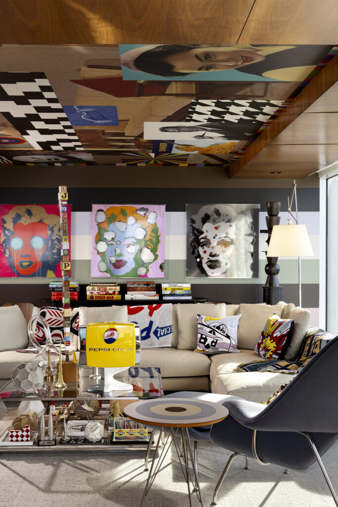 Suite X, a hotel suite designed by Canadian artist Douglas Coupland.